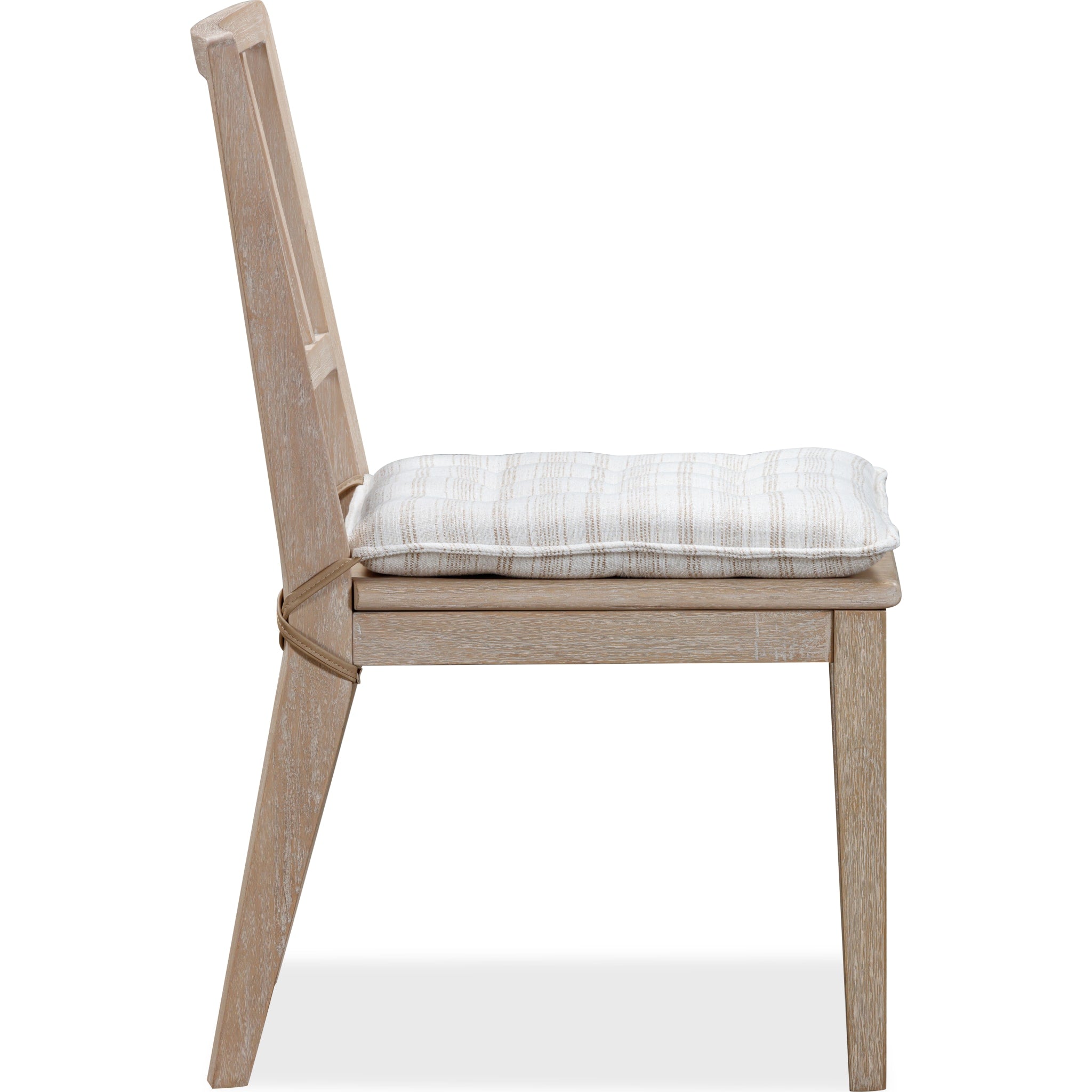 Camden Wood Dining Chair with Removable Cushion - Chai & Oat Color - Perfect for Kitchen, Dining Room & Breakfast Nook