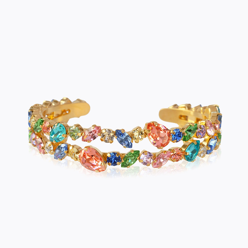 Gabriella Bangle Bracelet - Rainbow Color Stackable Jewelry for Women | Perfect for Everyday Wear, Parties & Gifts