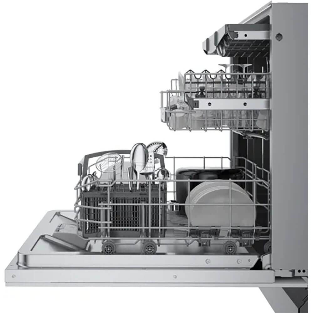 Bosch SGV78B53UC 800 Series 42 dBA Ultra-Quiet Built-In Dishwasher with 3rd Rack - Perfect for Modern Kitchens and Large Family Meals