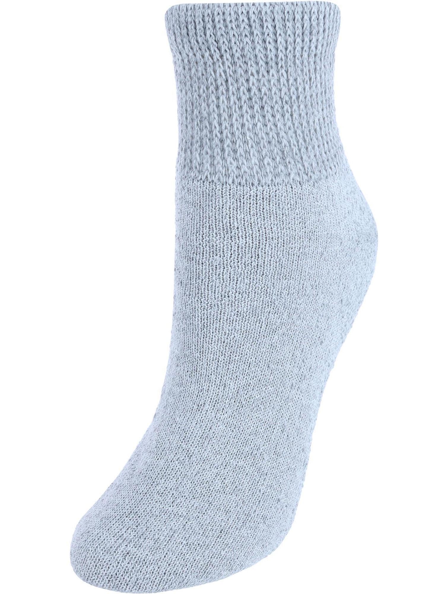 CTM® Women's Diabetic Ankle Socks - 3 Pairs Pack for Circulation & Comfort - Perfect for Diabetes, Swelling Relief & Everyday Wear
