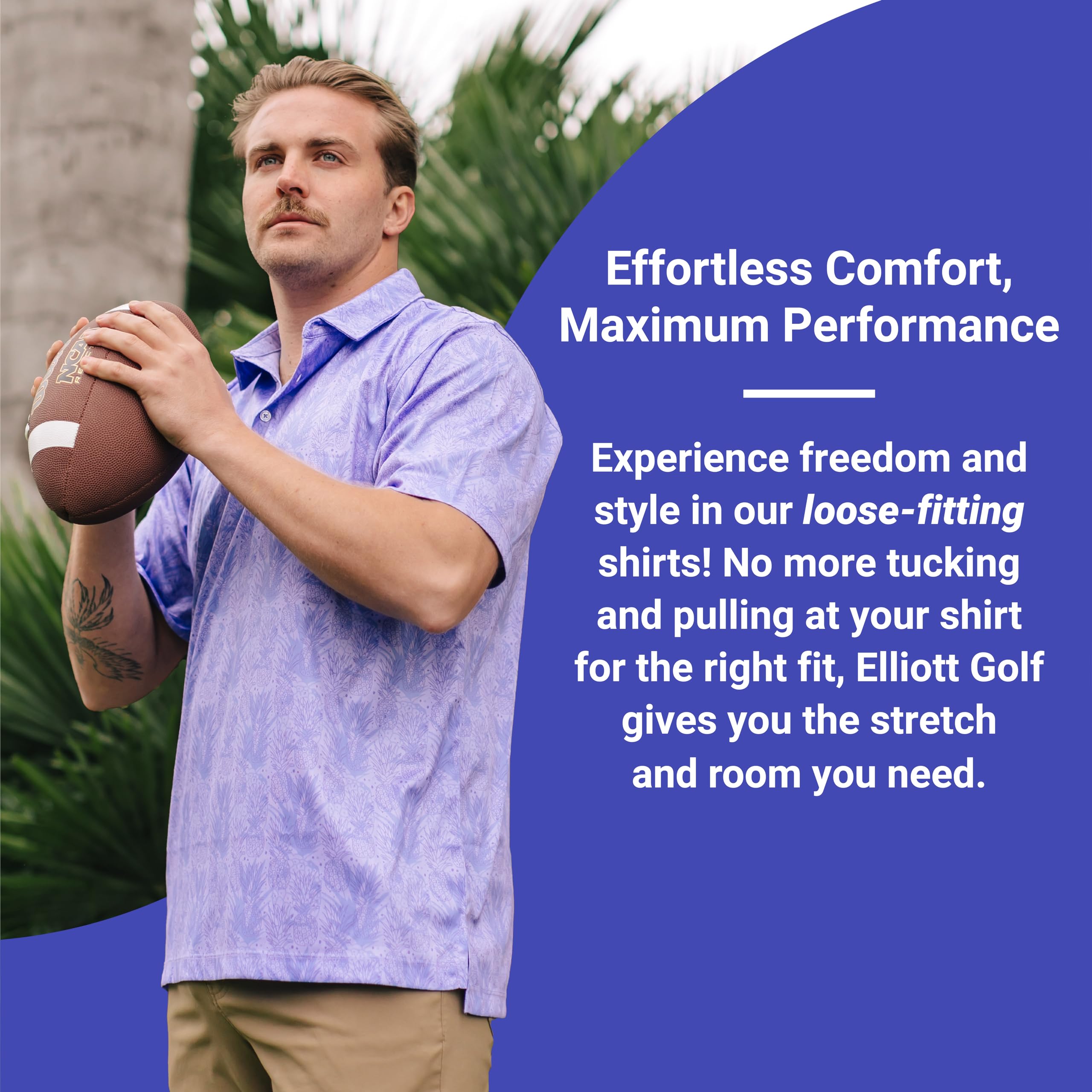 Men's Classic Golf Shirt - Breathable Polo for Summer Golfing & Casual Wear | Perfect for Golf Courses, Office & Outdoor Activities