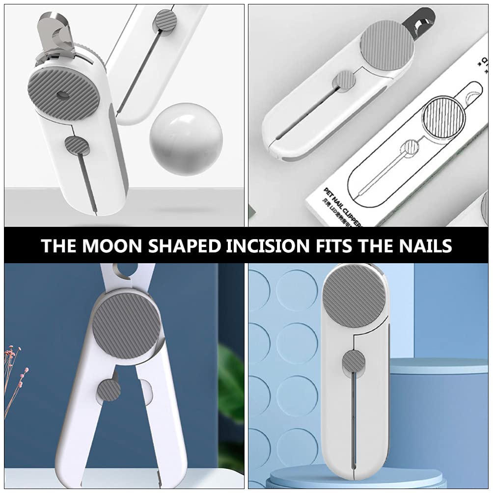 Balacoo LED Pet Nail Clipper - Professional Cat & Dog Nail Trimmer with Safety Guard, Grooming Tool for Small Animals - Perfect for Home Pet Care & Grooming Sessions
