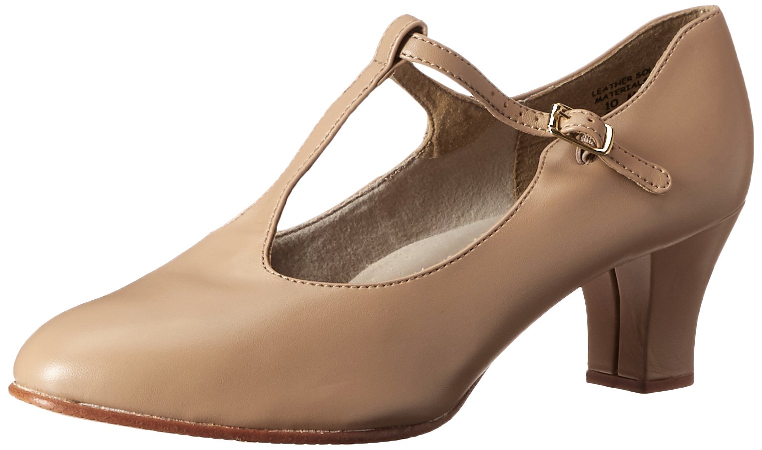 Capezio Women's Jr. Footlight T-Strap Dance Shoe - Jazz, Tap & Ballet Shoes for Performances & Practice | Comfortable & Stylish Dancewear for Recitals & Competitions
