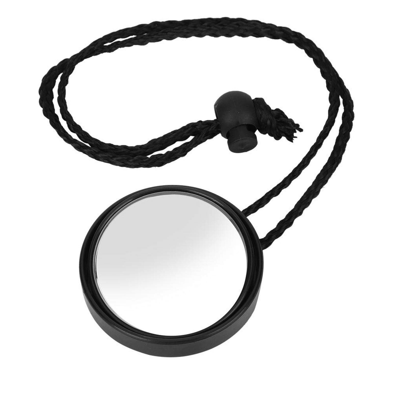Fybida 360° Adjustable Diving Mirror - Portable Snorkeling & Scuba Rearview Mirror with Safety Lanyard - Perfect for Underwater Exploration, Marine Life Observation and Safety Monitoring
