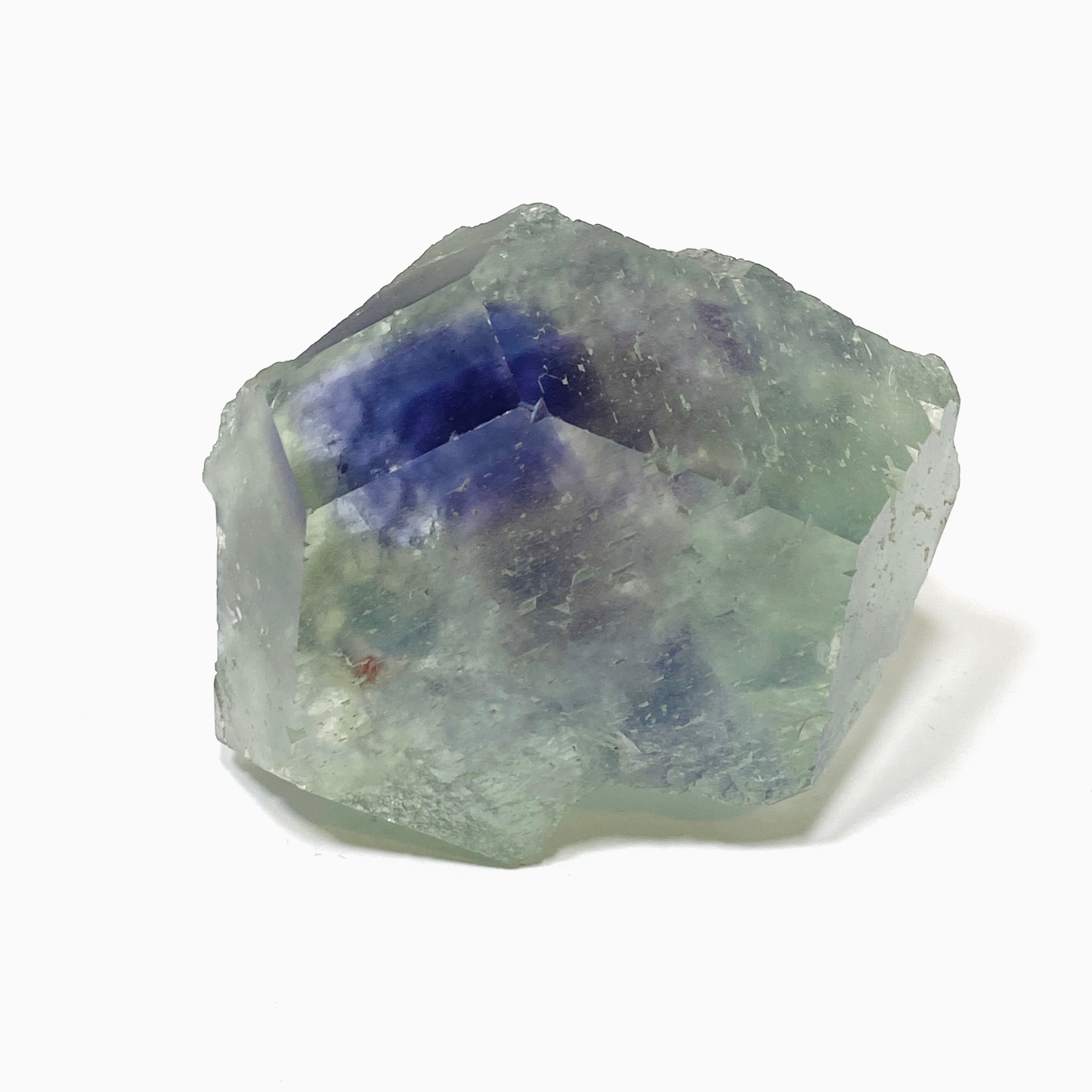 Natural Rainbow Fluorite Crystal Specimen - Healing Stone for Meditation, Energy Work & Home Decor (FLU 06)