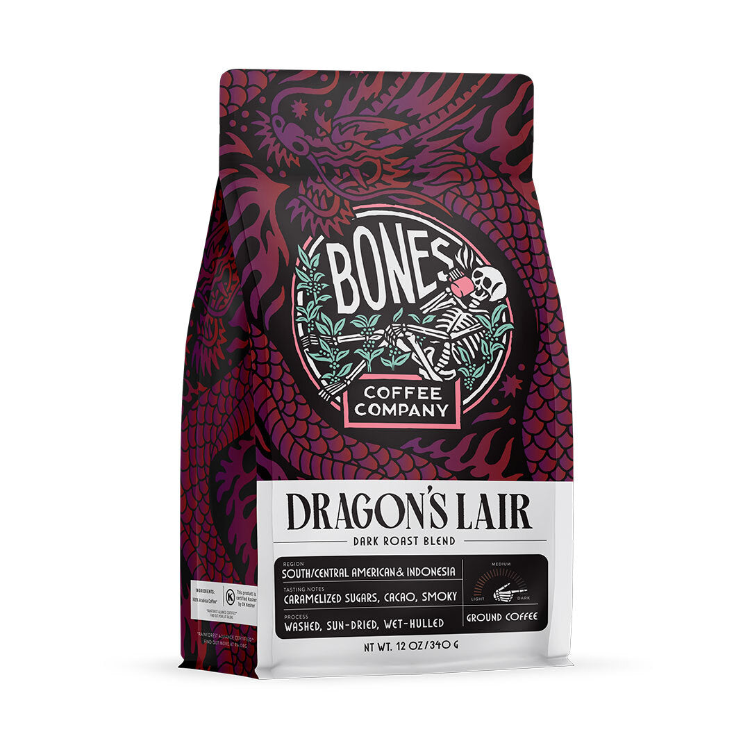 Dragon's Lair 12oz Stainless Steel Tumbler - Insulated Travel Mug for Hot & Cold Drinks, Perfect for Coffee, Tea, and Outdoor Adventures