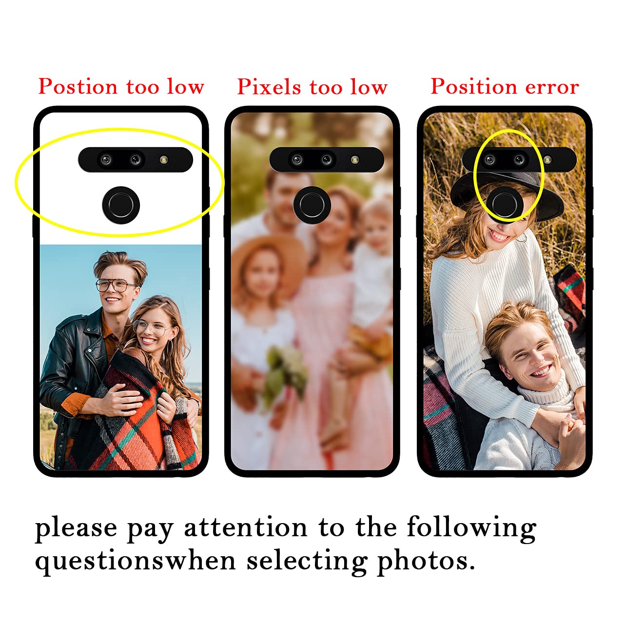 Custom LG G8 ThinQ Phone Case - Personalized Photo & Text Name - Anti-Scratch Shock-Resistant Soft TPU Protective Cover (Black) - Perfect for Everyday Use, Travel & Gifts