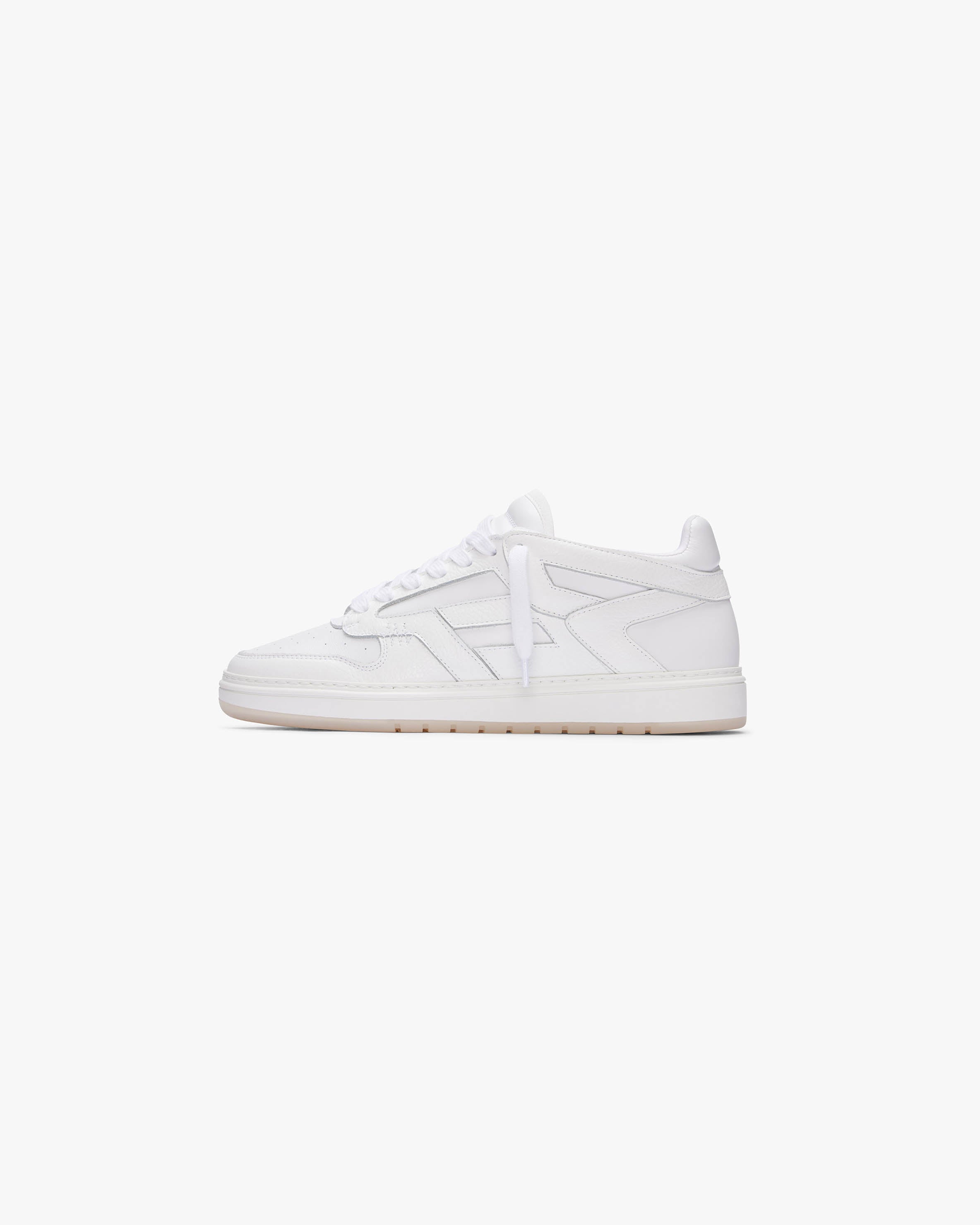 Reptor Low Flat White Sneakers - Lightweight Comfortable Casual Shoes for Men & Women | Perfect for Walking, Running, and Everyday Wear