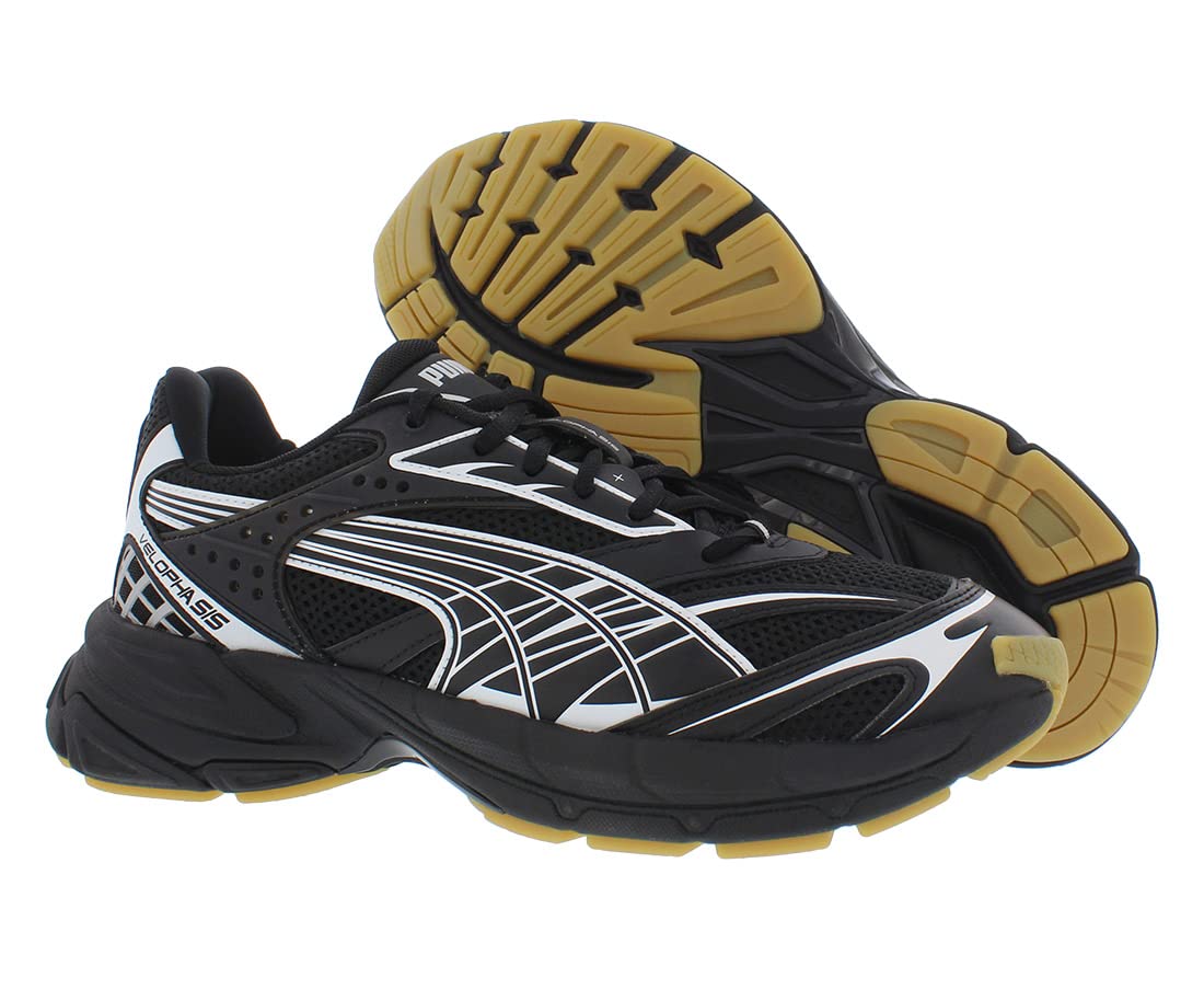PUMA Men's Velophasis Technisch Lifestyle Sneakers - Comfortable Running & Walking Shoes for Men | Perfect for Gym, Workout, and Casual Wear