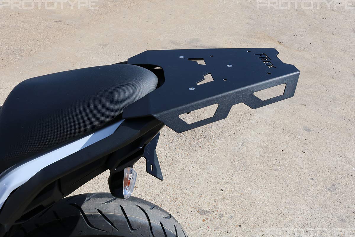 T-Rex Racing Heavy-Duty Aluminum Luggage Rack for Kawasaki Versys 650 (2015-2023) | Motorcycle Touring & Adventure Accessories