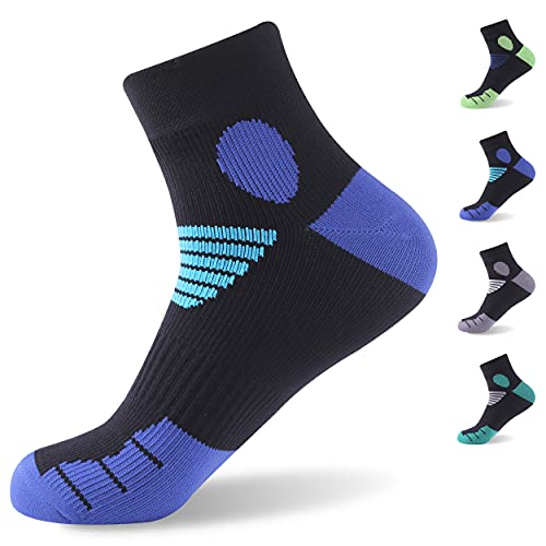 1 Pair-blue-waterproof-ankle Socks