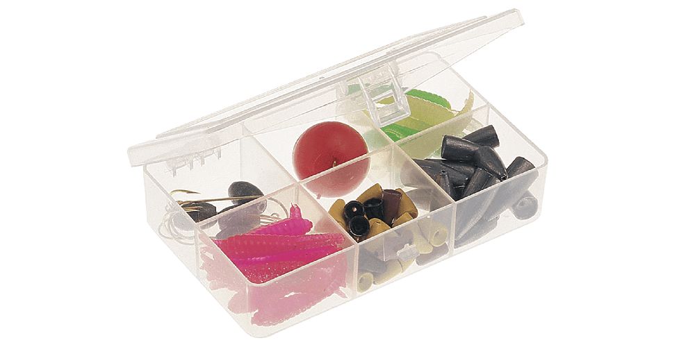 Plano 6-Compartment Tackle Box Organizer for Fishing Gear Storage - Perfect for Bass, Trout, and Saltwater Fishing Accessories