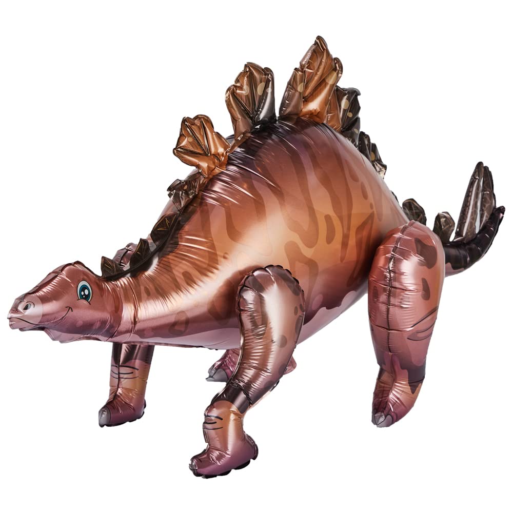 40 Inch Giant Standing Inflatable Dinosaur Balloons - Dinosaur Theme Party Decorations for Birthday, Baby Shower, Wedding | Mylar Foil Balloon Animal Decor for Kids Parties, Room Decor & Outdoor Events