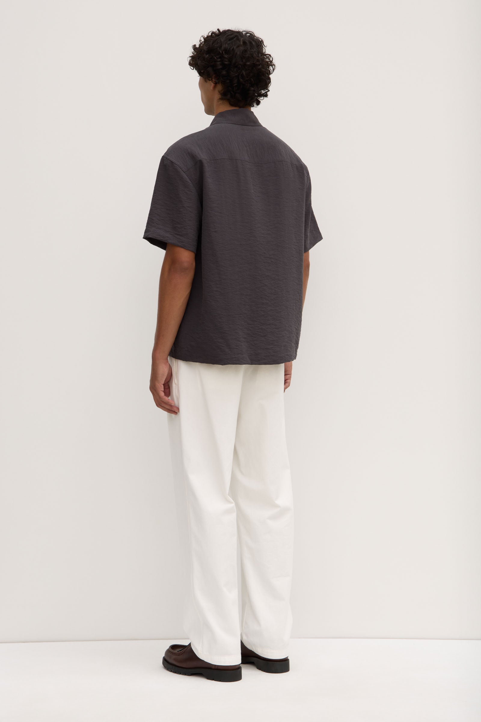 Brook Silk Short Sleeve Shirt for Men - Breathable & Comfortable Summer Casual Wear - Perfect for Office, Travel & Outdoor Activities