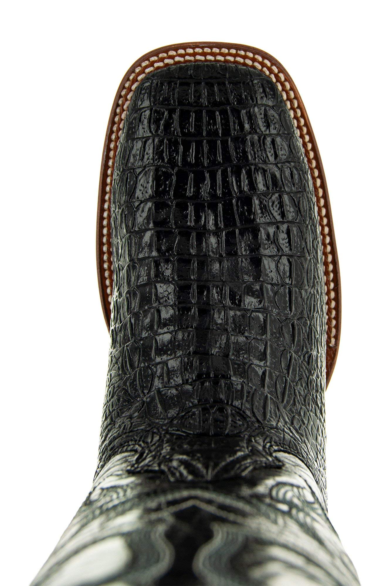 Soto Boots Men's Caiman Belly Print Cowboy Boots H4001 - Genuine Leather Western Boots for Men, Comfortable & Durable - Perfect for Rodeo, Country Dancing & Western Fashion