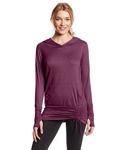 Beyond Yoga Women's Ruched Pullover Hoodie - Soft Fleece Lounge Hoodie for Yoga, Running & Casual Wear