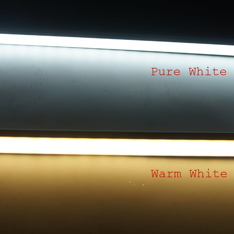 5/10 Pack 12V DC LED Surface Linear Profile Light Strip - Aluminum Channel with Cover for Under Cabinet Lighting, Kitchen Counter, Shelf & Staircase Illumination
