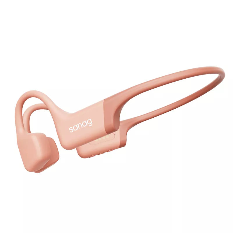 Sanag B70S Pro Airfoil Open Ear Swimming Bone Conduction Headphones - Wireless Bluetooth 5.3 IPX8 Waterproof for Running, Cycling, Workout & Outdoor Sports