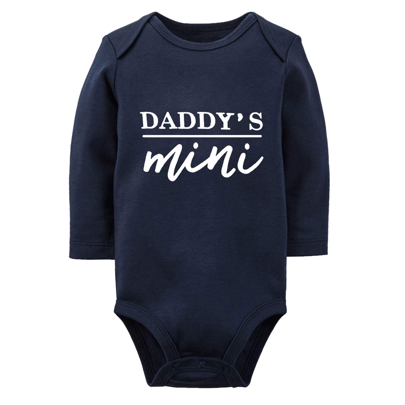 SHLRZY Daddy's Mini Newborn Baby Boy Clothes - Unisex Funny Baby Bodysuits for Infants 0-12 Months | Perfect for Family Photos, Playtime & Everyday Wear