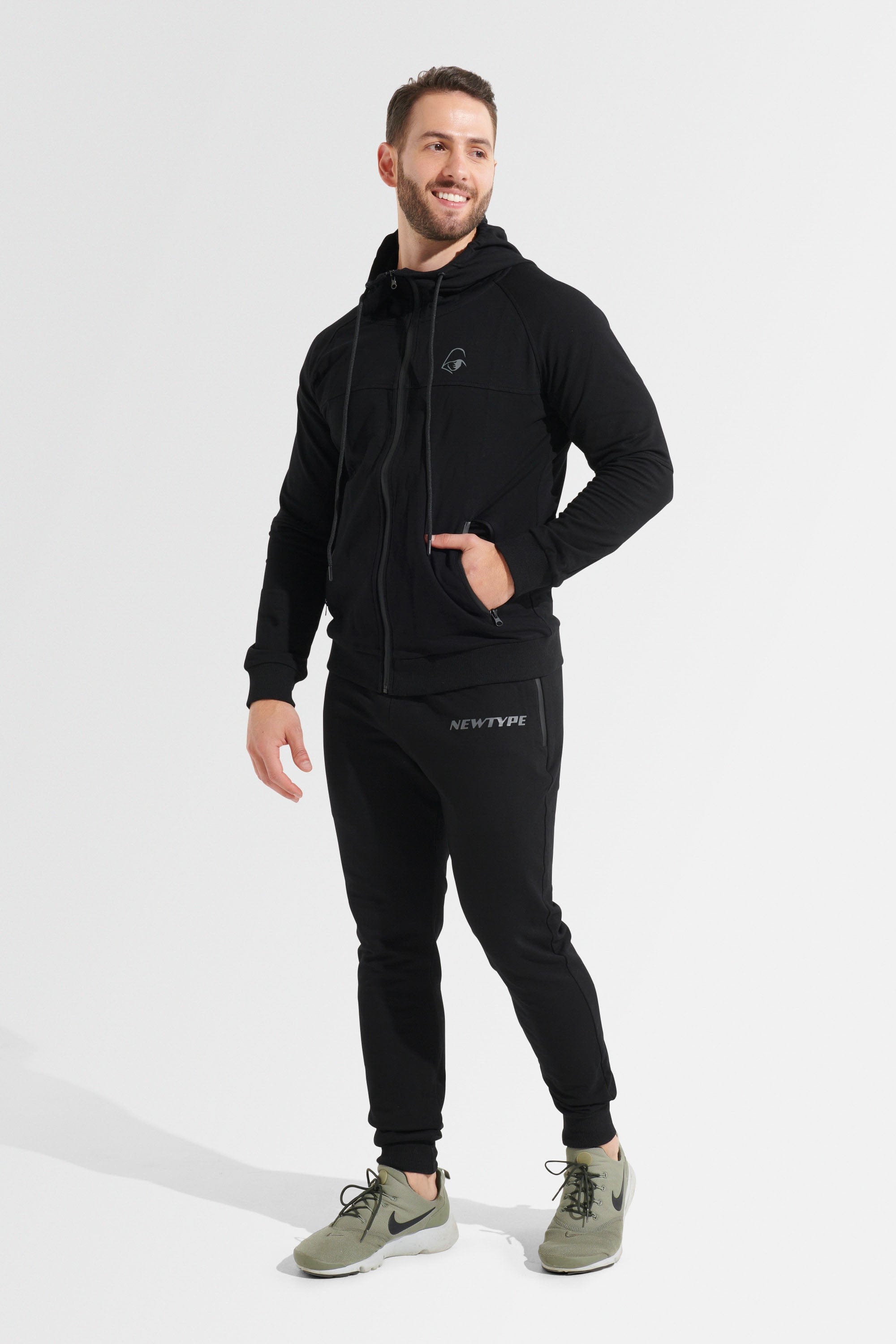 Intrepid Athlete Inside Track Hoodie - Black | Men's Athletic Pullover Sweatshirt for Running, Gym & Casual Wear