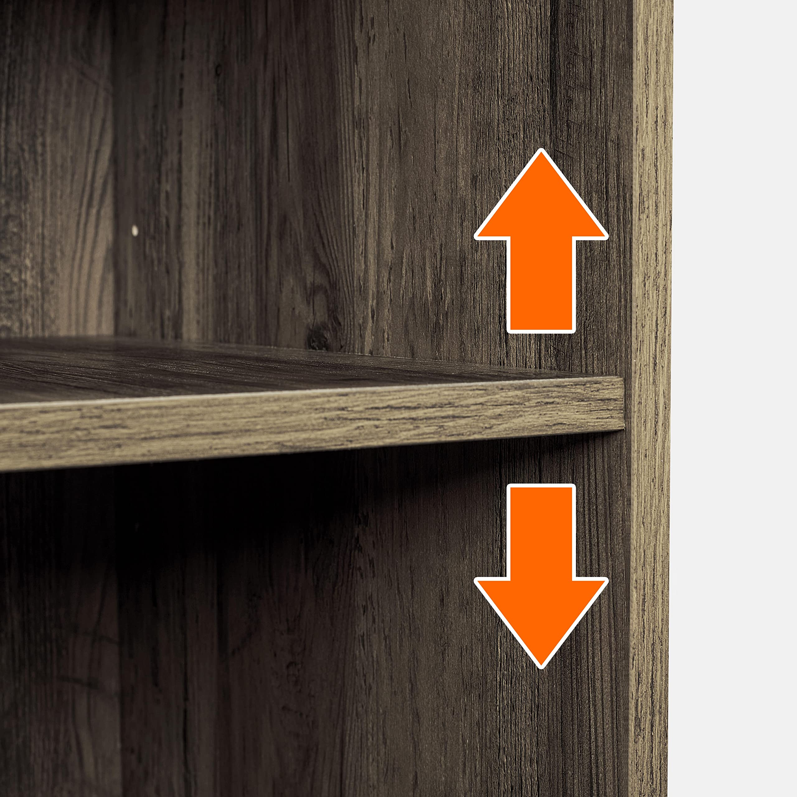 Yaheetech 65 Inch TV Stand with Storage Cabinets - Rustic Oak Entertainment Center for Living Room & Gaming Room - Farmhouse Style TV Console for Home Theater & Media Storage - Perfect for Modern Living Spaces & Entertainment Setups