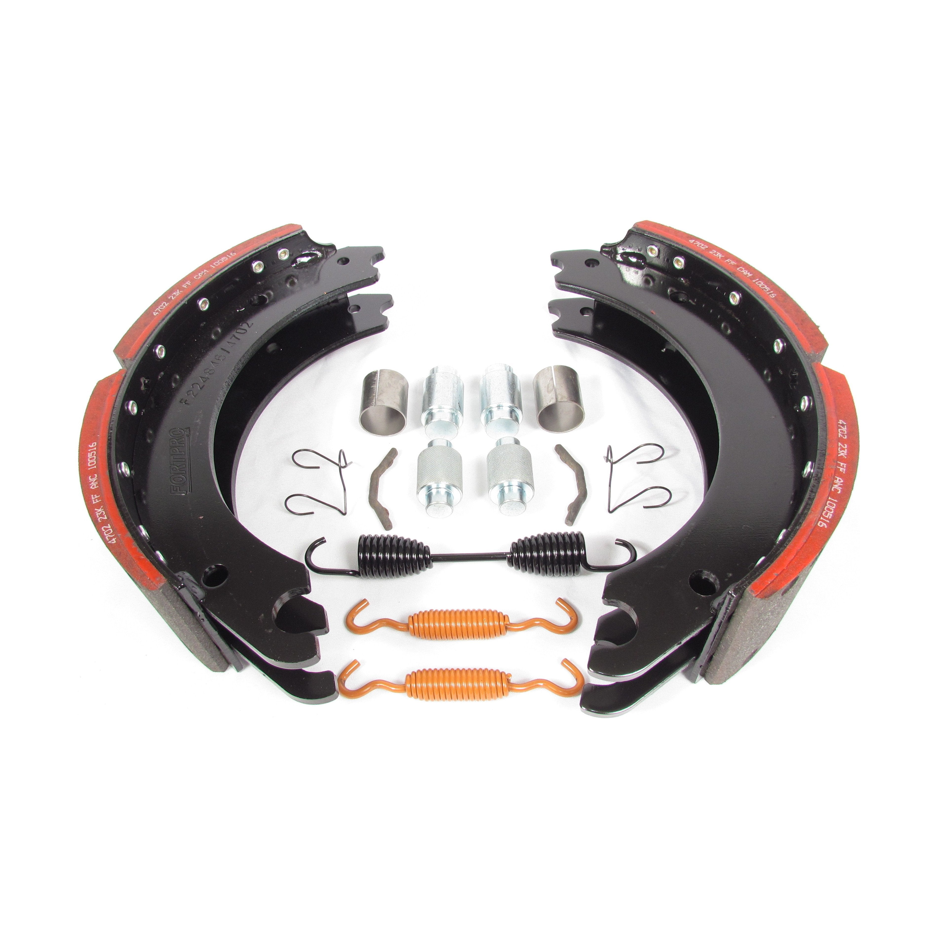 Fortpro 4702Q Front Brake Shoe Box Kit - 23K GAWR, 15” x 4” Brake Size | F224915 | Perfect for Heavy-Duty Trucks & Commercial Vehicles