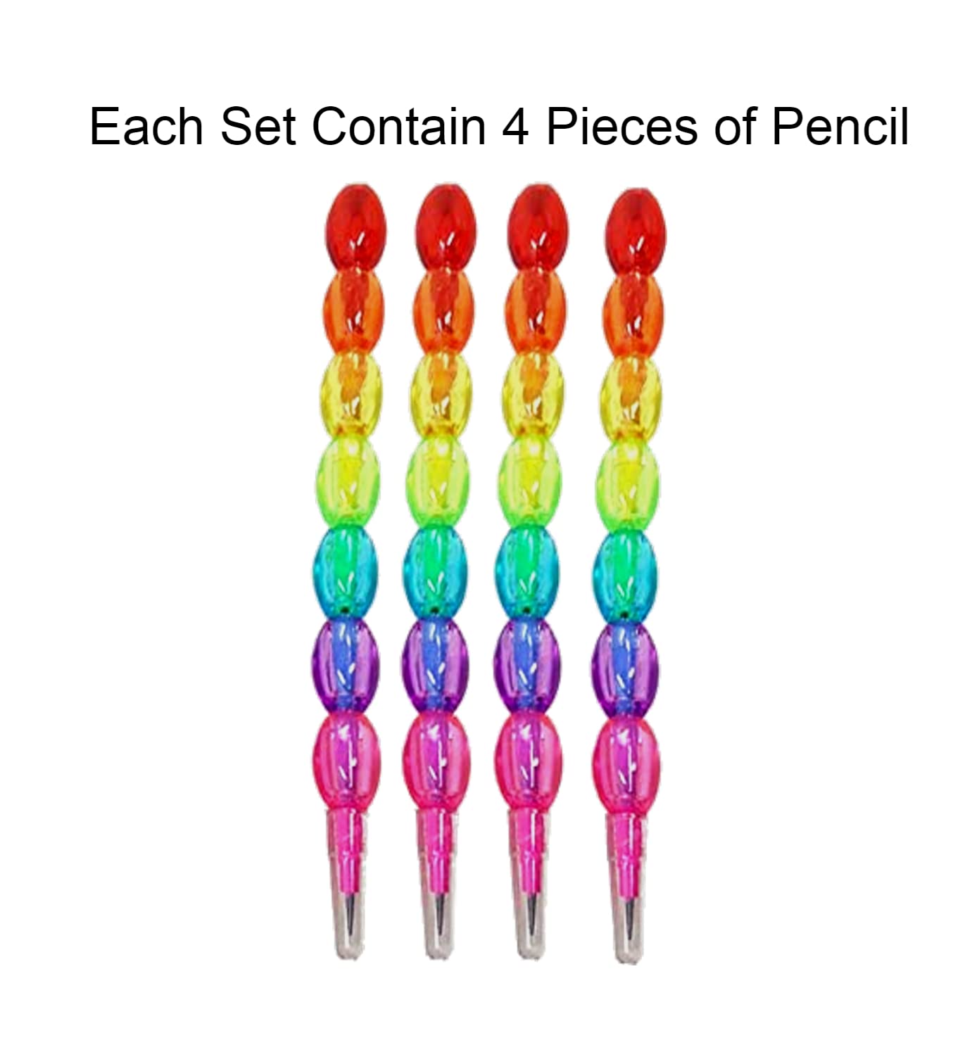 ShubhKraft Bulk Non-Sharpening Pearl Moti Pencils for Kids - 16-Piece Multicolor Set - Perfect for Birthday Party Favors, School Rewards & Classroom Gifts