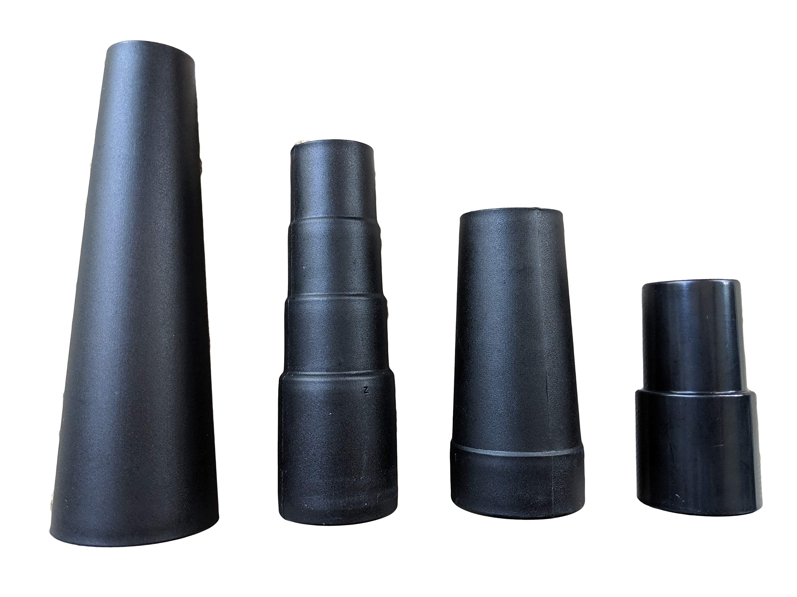 Vacuum Hose Adapter Kit - 4-Piece Reducer Attachment Set for 1-1/16