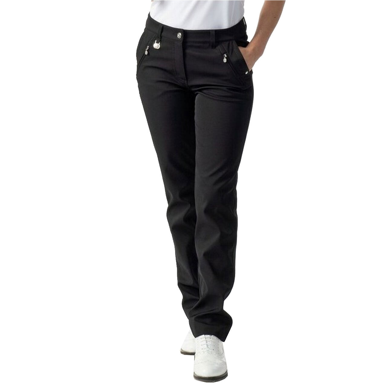 Daily Sports Irene 32in Black Women's Golf Pants - Comfortable Stretch Athletic Trousers for Golfing & Outdoor Activities