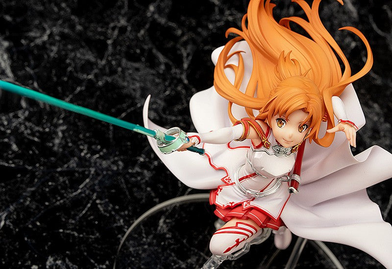 Aquamarine 1/7 Sword Art Online The Flash Asuna Scale Figure - Anime Collectible Statue for Display & Gaming Room Decor