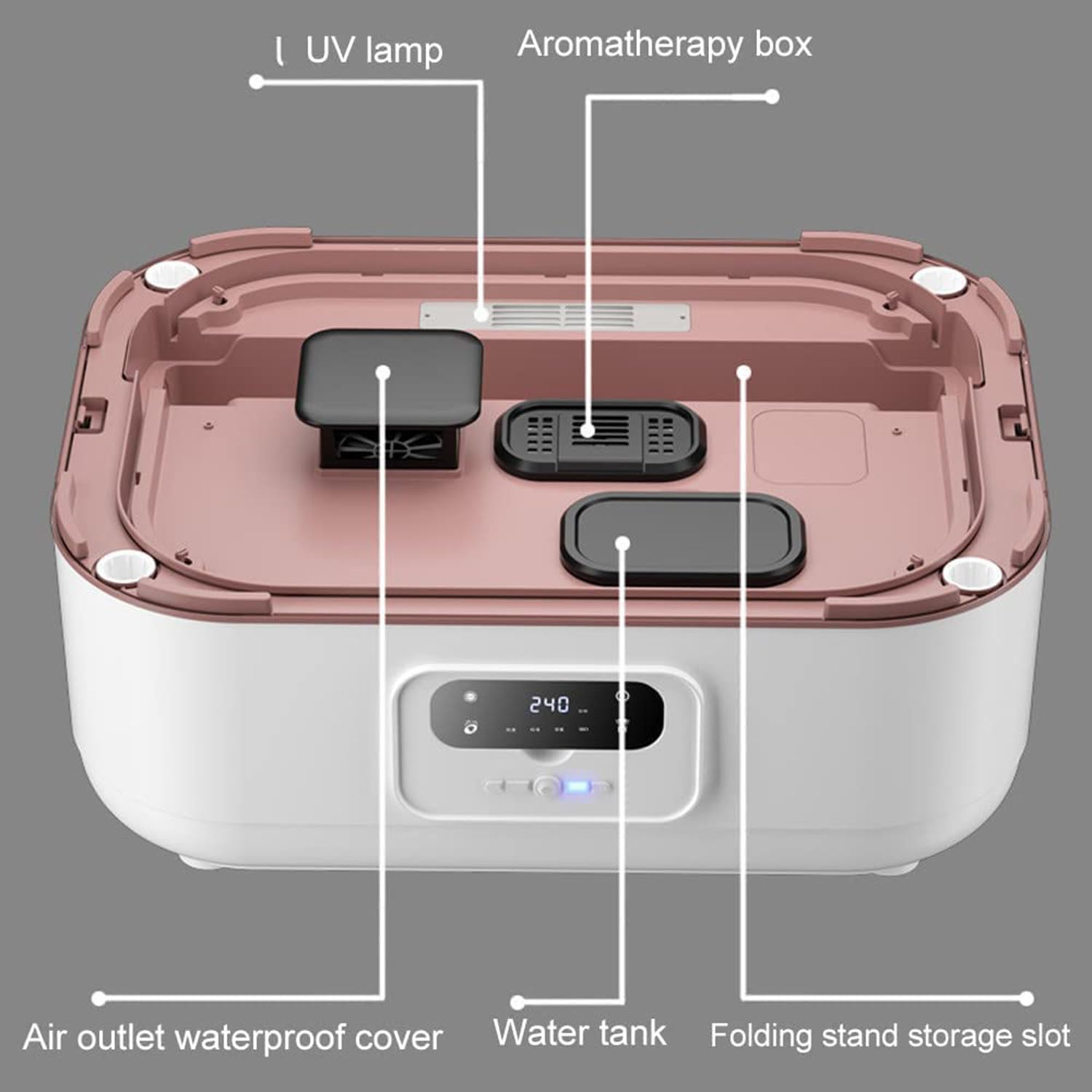 Portable Electric Dryer & Automatic Ironing Press - Fast Drying Steam with Adjustable Timer for Home & Travel | Perfect for Clothes, Linens & Delicates