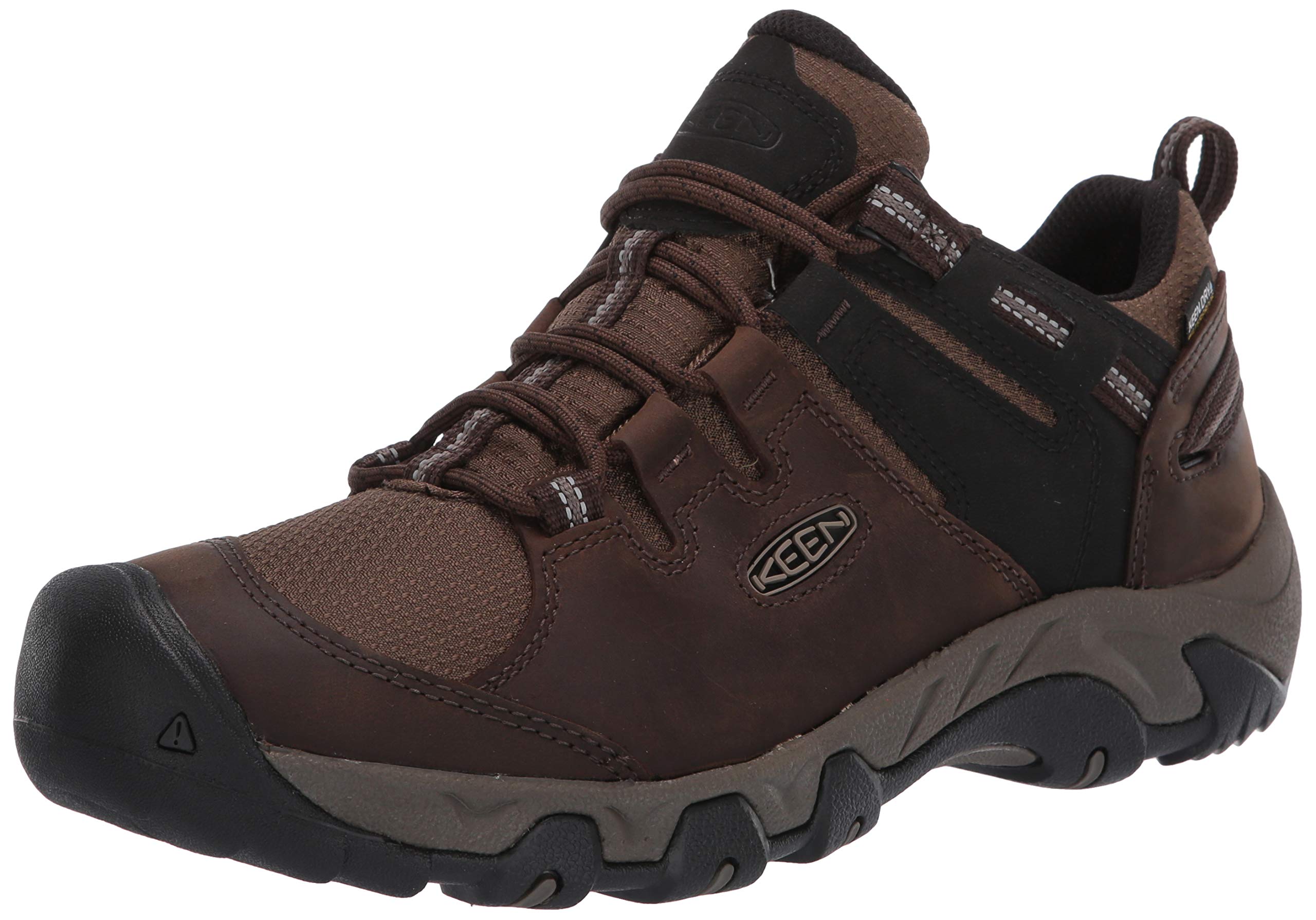 KEEN Men's Steens Low Height Waterproof Hiking Shoes - Lightweight & Breathable for Outdoor Adventures, Trail Walking, and Camping