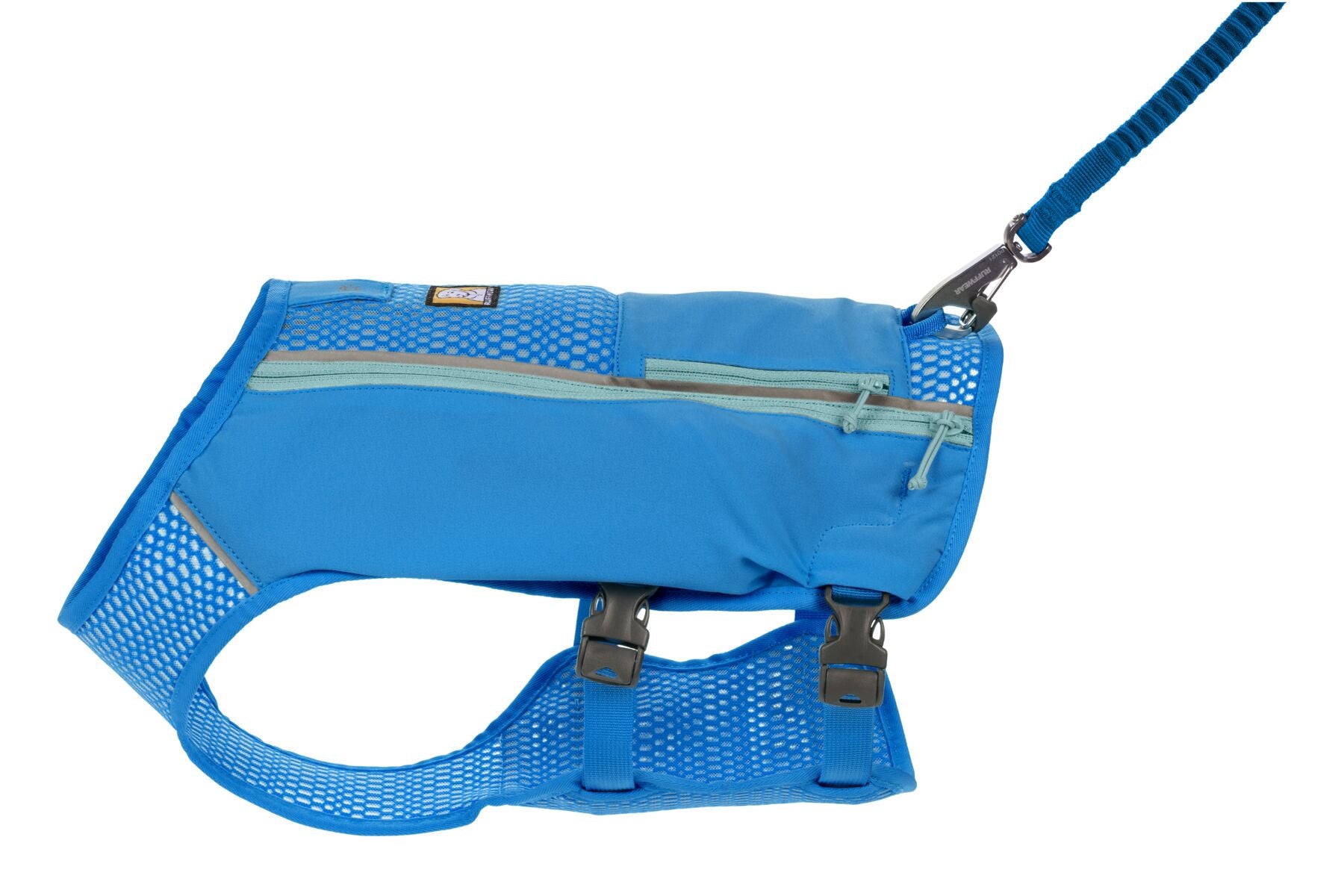 Ruffwear Dog Running Vest - Trail Runner Reflective Dog Vest for Hiking & Outdoor Adventures, Blue Pool - Perfect for Active Dogs & Pet Owners