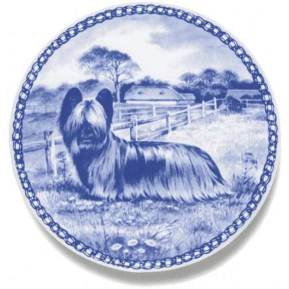 Skye Terrier Dog Lover's Porcelain Plate - 7.61 Inch Collectible Dish for Home Decor, Gift for Pet Owners | Perfect for Dining, Display & Dog-Themed Collections