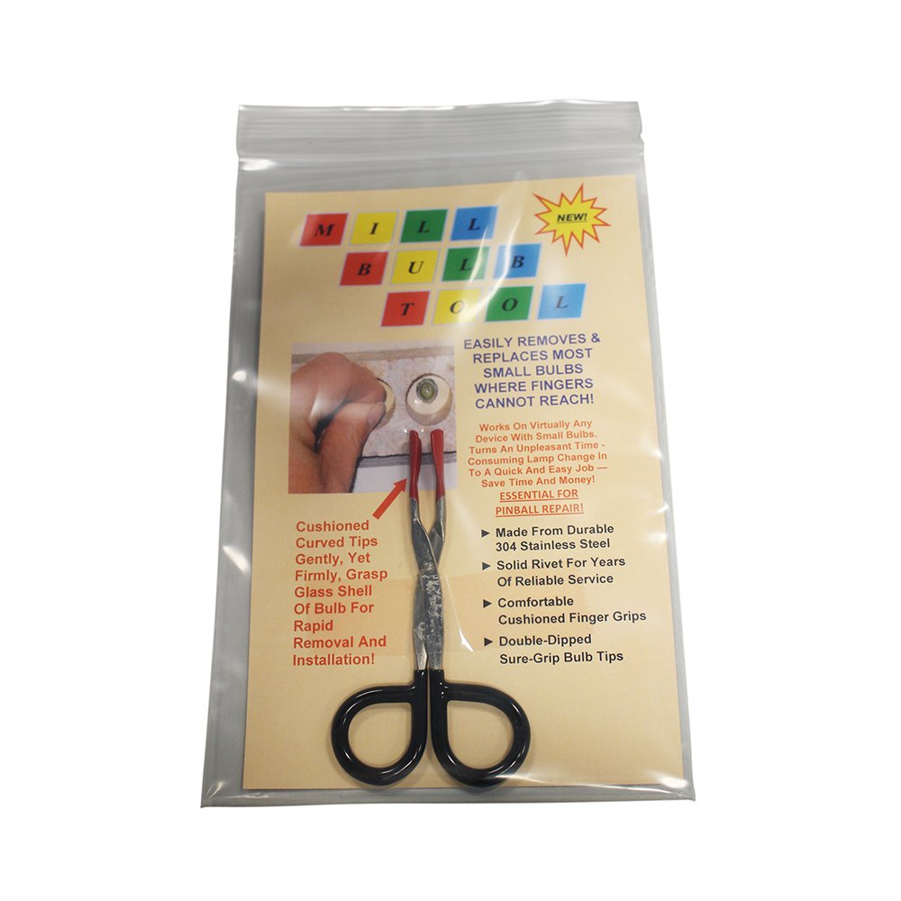 Pinball Machine Mill Light Bulb Lamp Removal Tool - Essential Arcade Game Maintenance Accessory for Pinball Machine Repair & Bulb Replacement