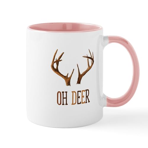 White/Pink Inside - OH DEER Mugs