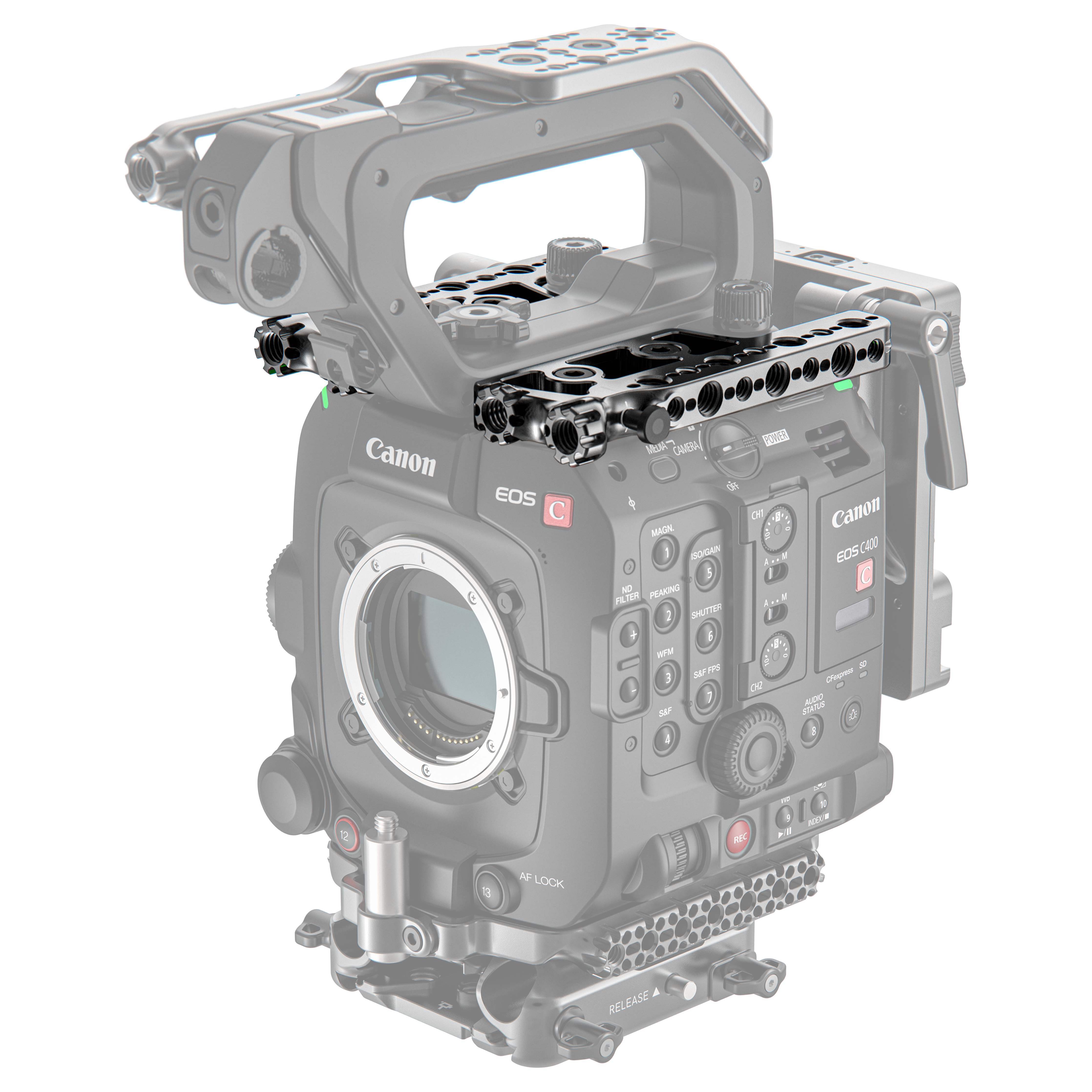 Canon EOS C400 Top Plate System - Professional Camera Mounting Solution for Filmmakers & Videographers - Perfect for Studio, Documentary & Outdoor Shooting