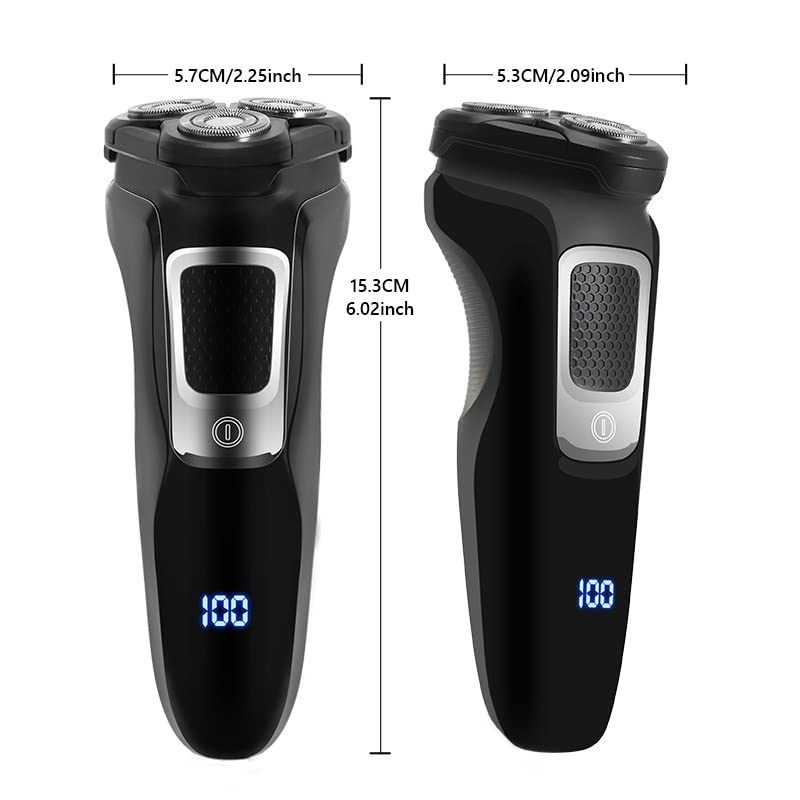 Electric Head Shaver for Bald Men - Rechargeable Wet/Dry Waterproof Shaving Machine - Full Body Grooming & Beard Trimmer - Perfect for Travel, Gym & Daily Shaving Routine