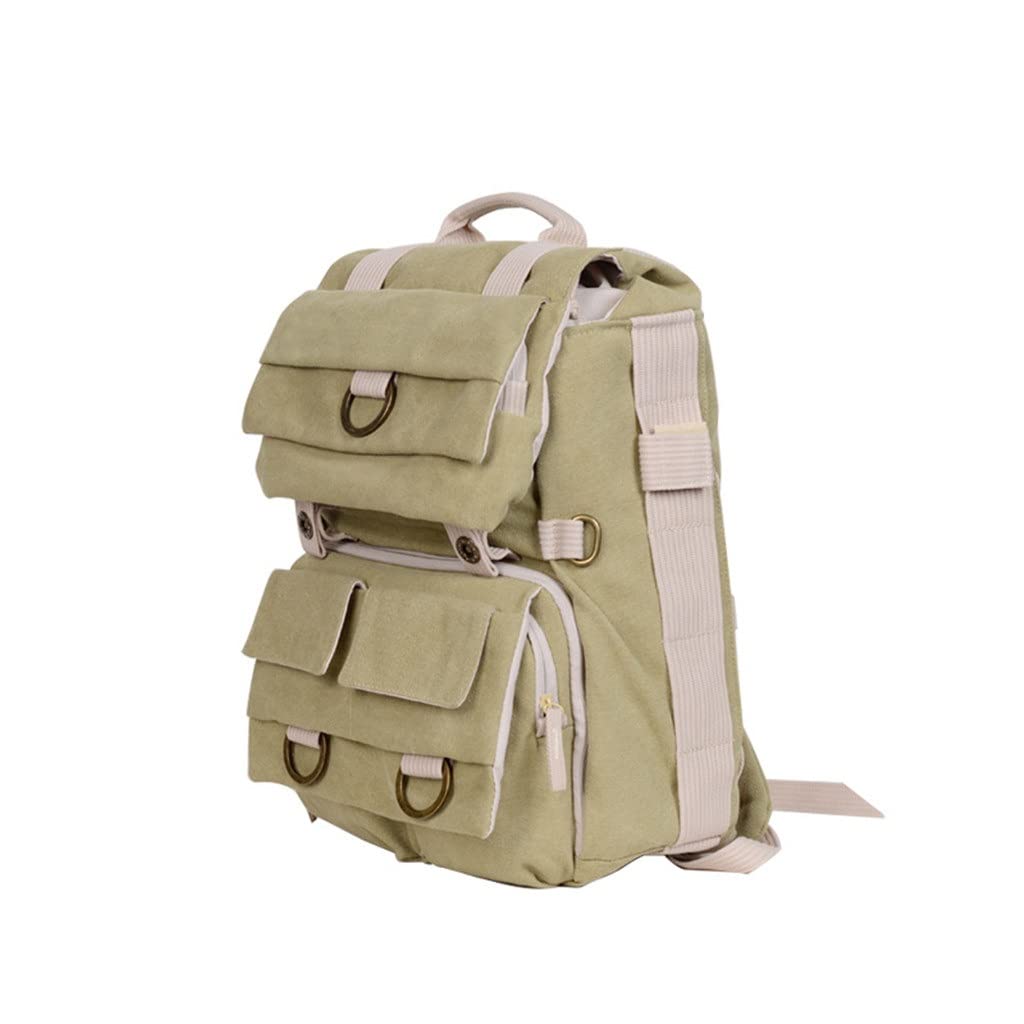 **Waterproof DSLR Camera Backpack for Travel & Outdoor - 15 Inch Laptop Compartment, Durable Canvas Rucksack (As Shown, One Size) - Perfect for Hiking, Photography & Daily Commute**