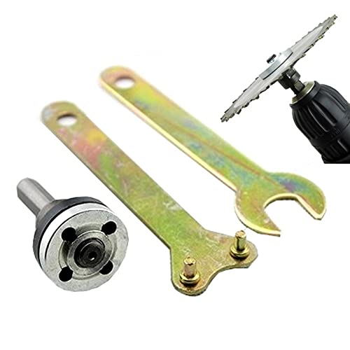 5Pcs Wrench Spanner Lock Flange Nut Set - Replacement Part for M.C Drill Chuck - Compatible with Electric Drill, Angle Grinder, Bosch, Milwaukee - Perfect for DIY Repairs & Tool Maintenance