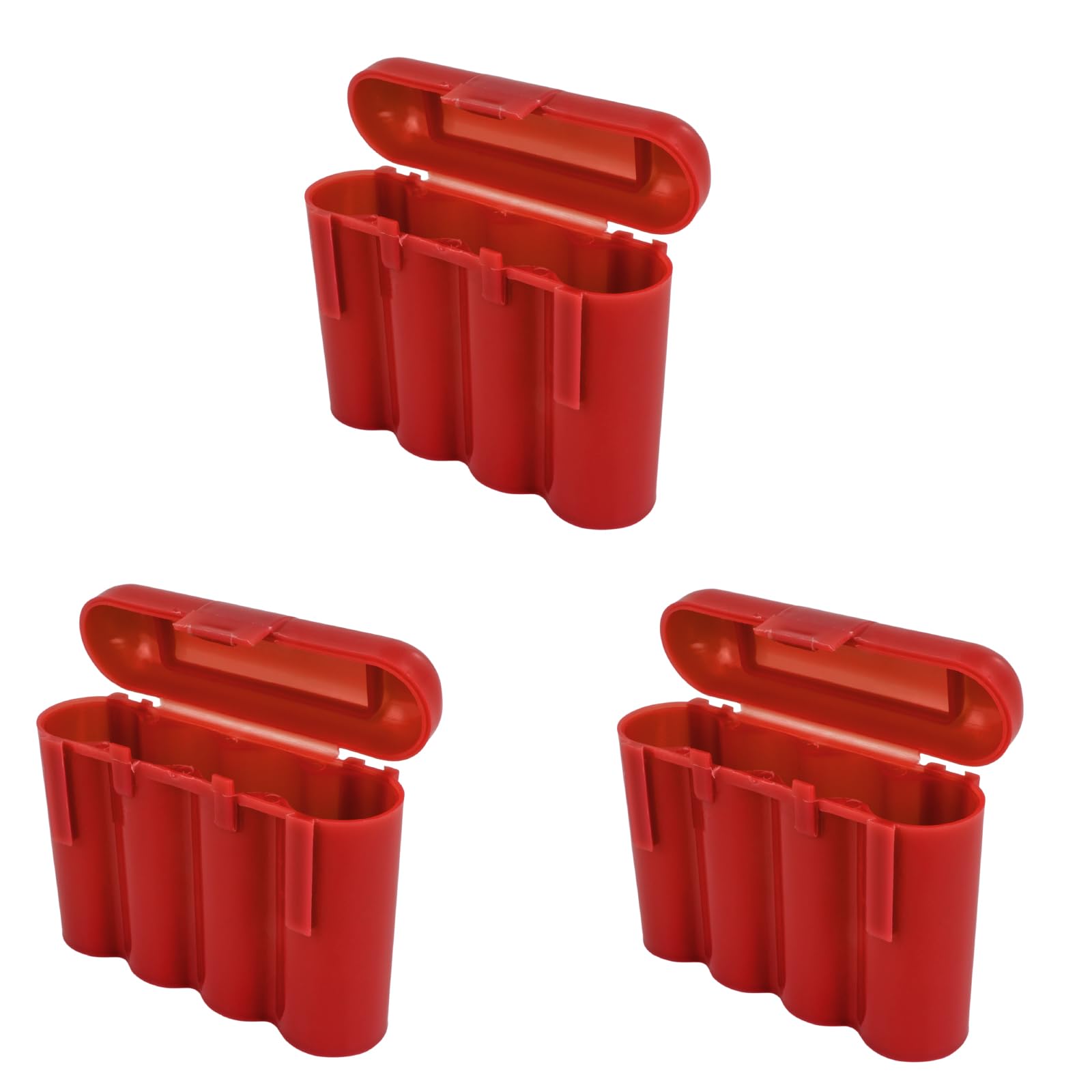 Energizer AA Alkaline Batteries (12-Pack) with 3 Red AA Battery Holders - Perfect for Toys, Flashlights, and Remote Controls