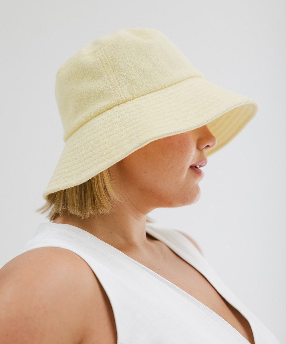 Blair Terry Bucket Hat for Women - Summer Sun Protection Outdoor Casual Hat - Perfect for Beach, Hiking, and Travel Accessories