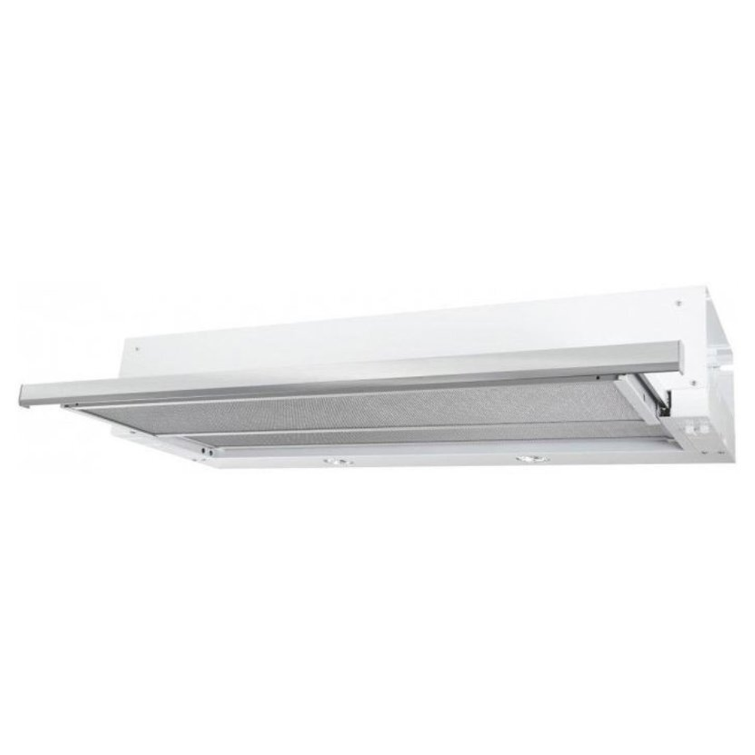 90cm Slide-Out Range Hood - Robinhood RLES91SS White - Powerful Kitchen Ventilation for Smoke & Odor Removal - Perfect for Home Cooking & Grilling