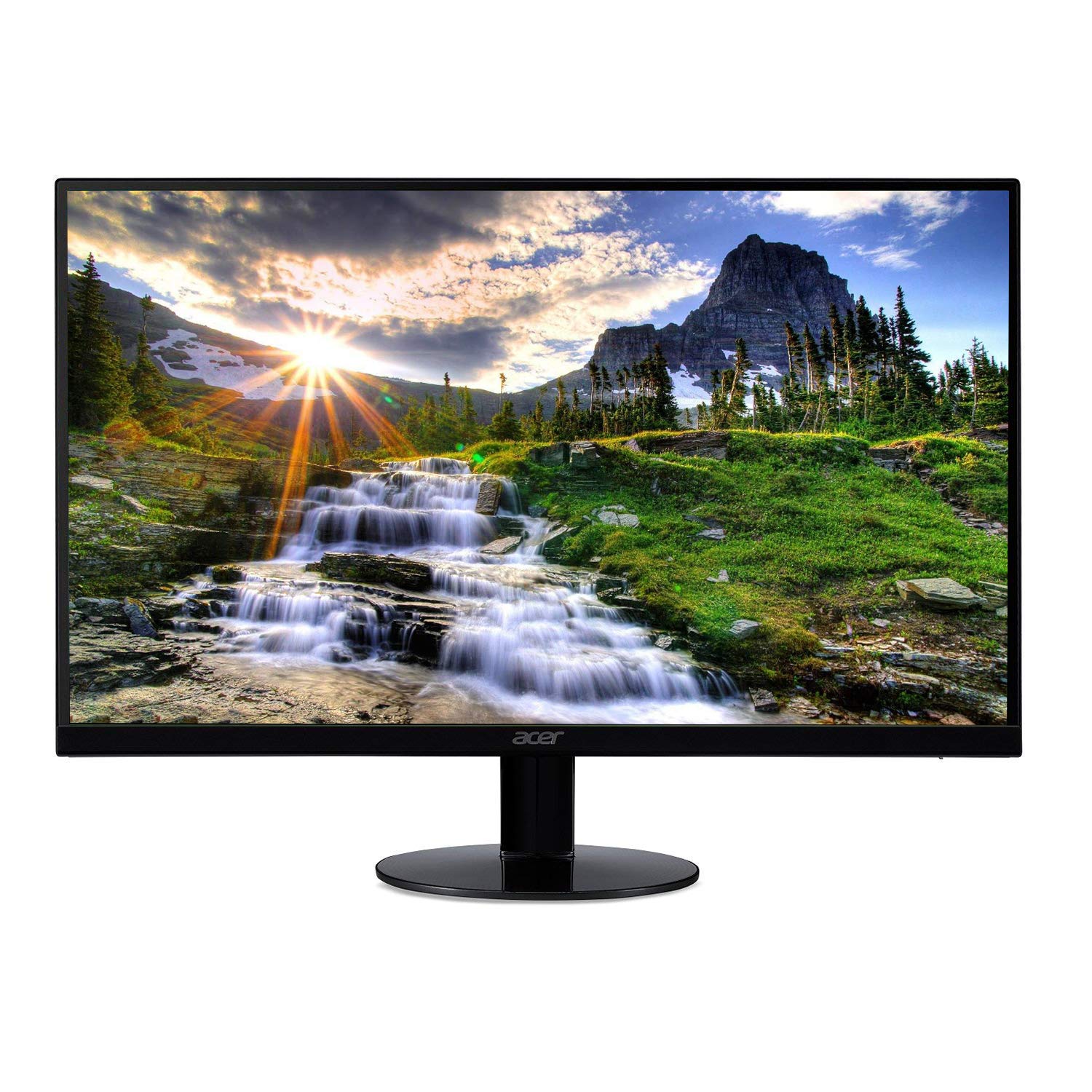 Acer SB220Q 21.5 Inch Full HD 1080p IPS Ultra-Thin Monitor with Zero Frame Design, HDMI & VGA Ports - Perfect for Home Office, Gaming, and Multimedia Entertainment