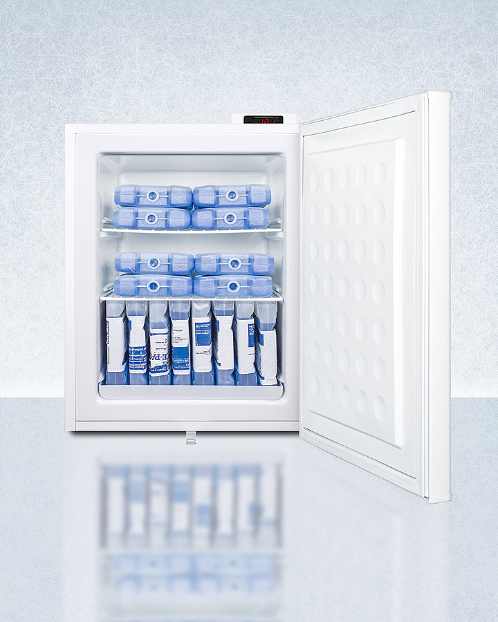 Accucold FS30LGP Compact All Freezer - 30L Energy Efficient Upright Freezer for Home, Office, or Garage - Perfect for Storing Frozen Foods, Ice Cream, and Meal Prep