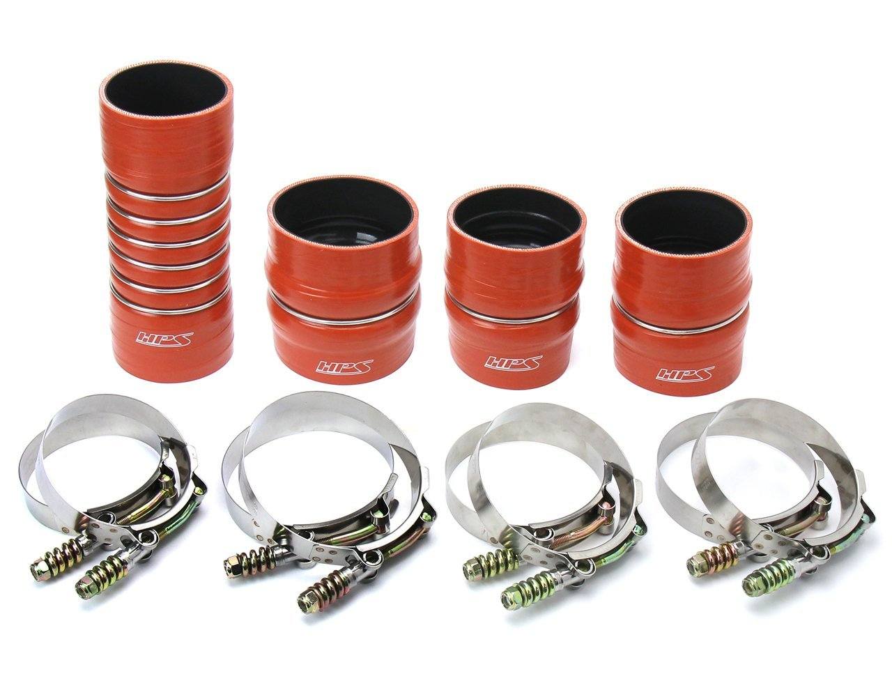2007-2009 Dodge Ram 2500/3500 6.7L Cummins Turbo Diesel Intercooler Boot Kit - Replacement for Leaking Boost Pipes, Improves Engine Performance (Off-Road, Towing & Heavy-Duty Use)