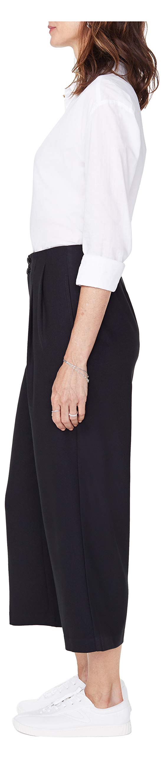 NYDJ Women's Frisco Wide-Leg Pants - Comfortable Stretch Denim Trousers for Casual & Office Wear | Plus Size & Petite Options Available | Perfect for Work, Travel & Everyday Outfits
