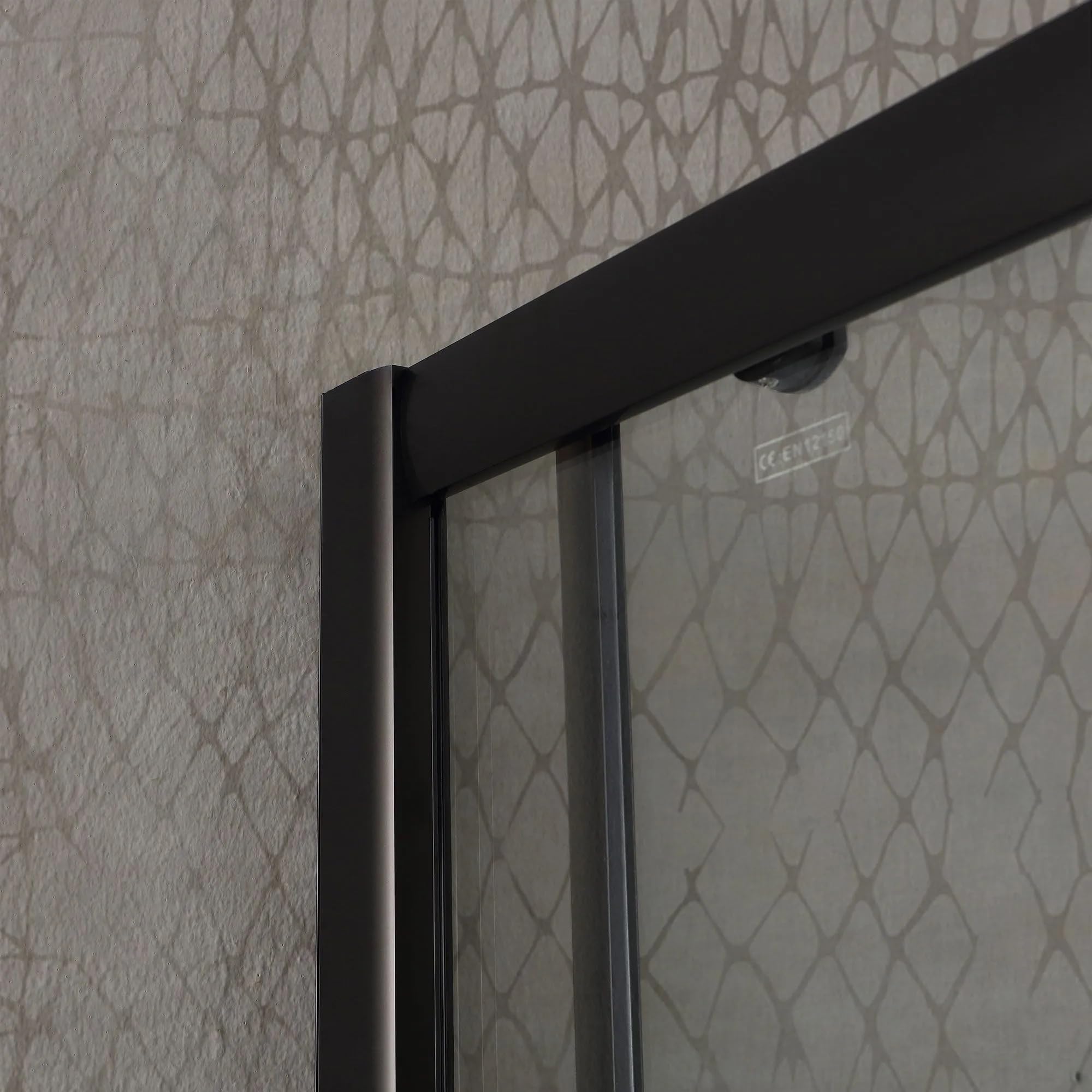 Black Matte Corner Shower Enclosure (70x100x190 cm) - Perfect for Small Bathrooms & Space-Saving Modern Homes
