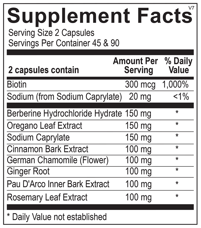 OrthoMolecular Products Candicid Forte - Natural Yeast & Candida Support Supplement - Supports Digestive & Immune Health - Perfect for Gut Balance & Wellness Routines