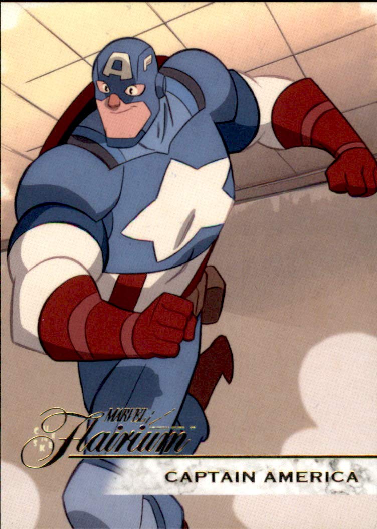 2019 Flair Marvel Trading Cards #102 Captain America SP - Rare Collectible for Superhero Fans | Perfect for Trading, Collecting & Display